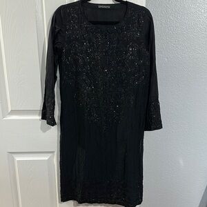 Limelight M size Luxology Black Formal Shirt-Trousers